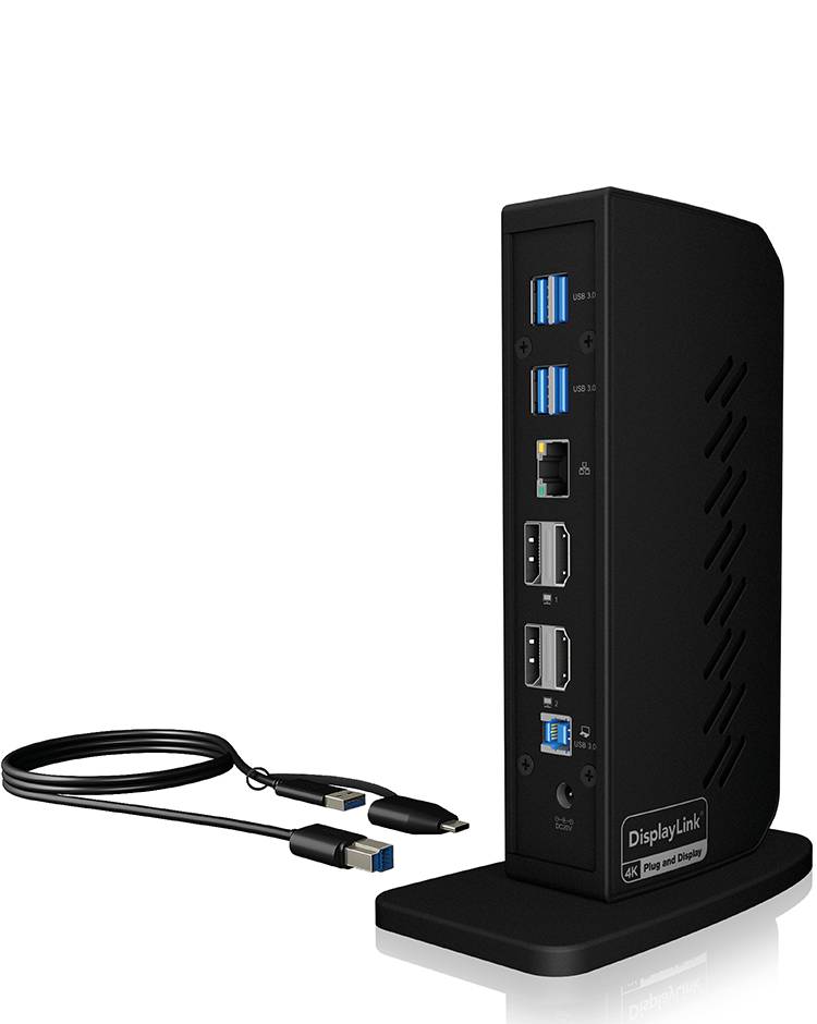 Dockingstation 6x USB 3.0 + 2xDP, 2xHDMI+1GBLAN