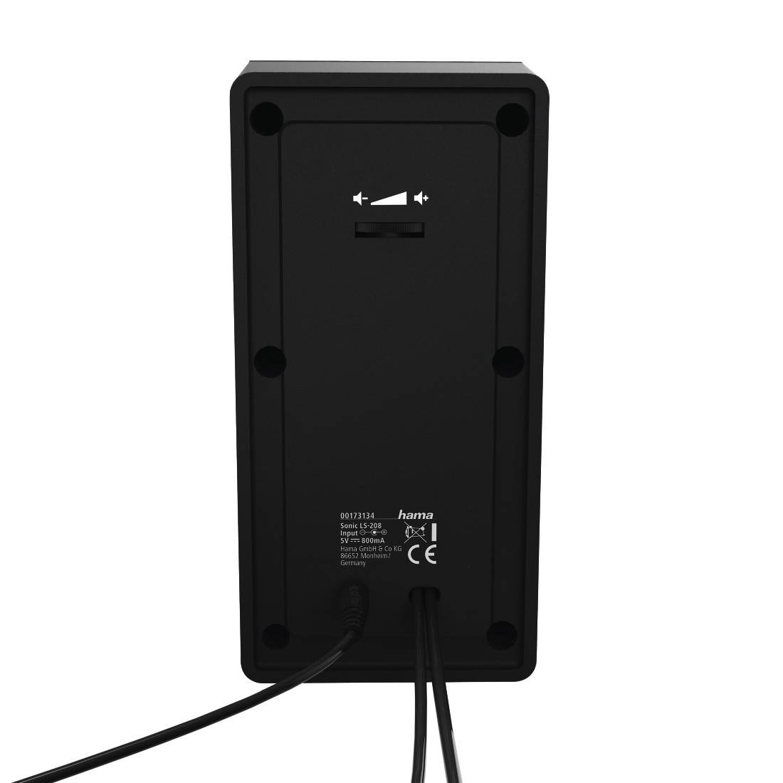 Hama Sonic LS-208 - Lautsprecher - für PC - Schwarz