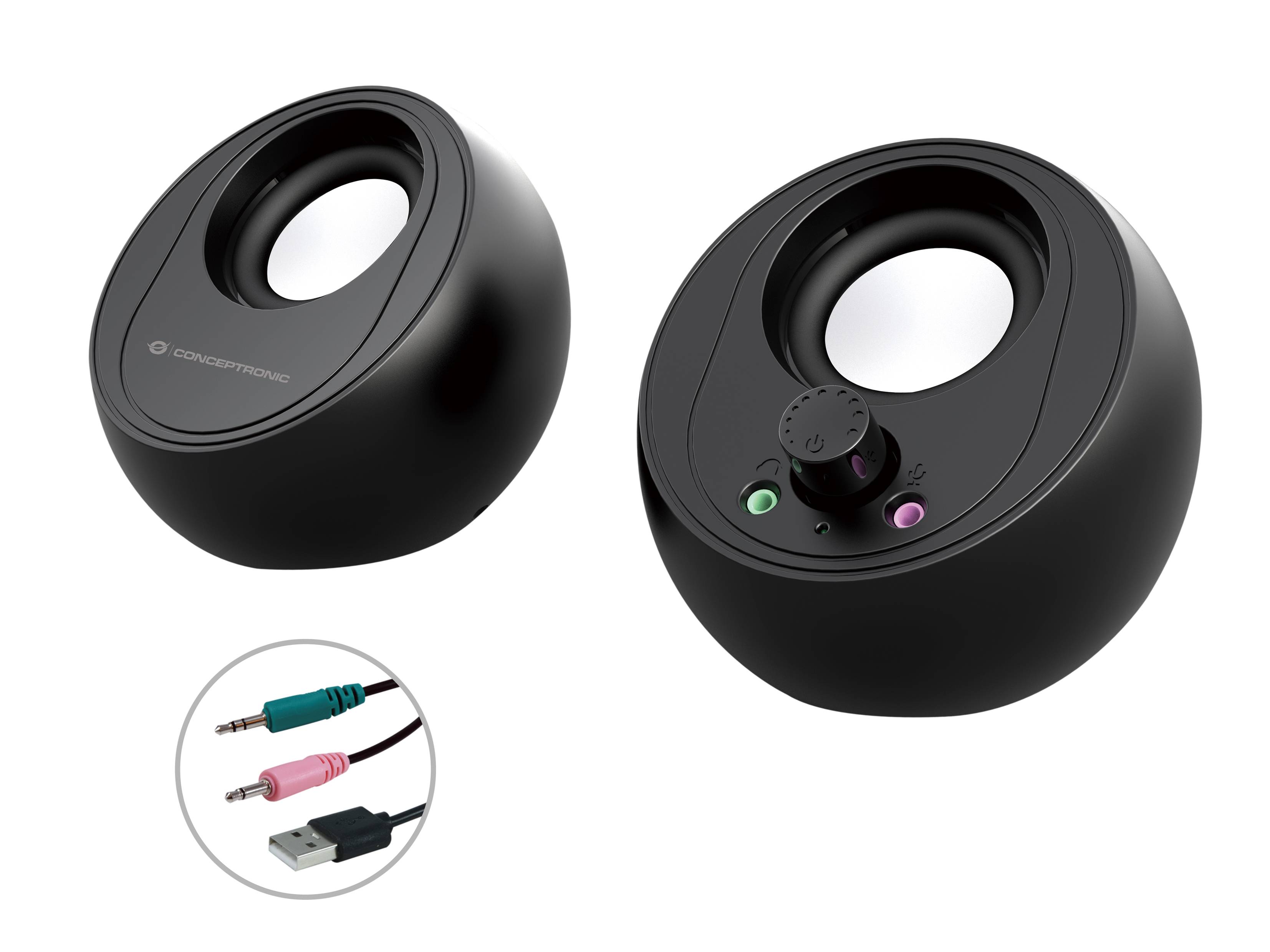 Conceptronic BJORN - Lautsprecher - für PC - kabellos - Bluetooth - 10 Watt (Gesamt)