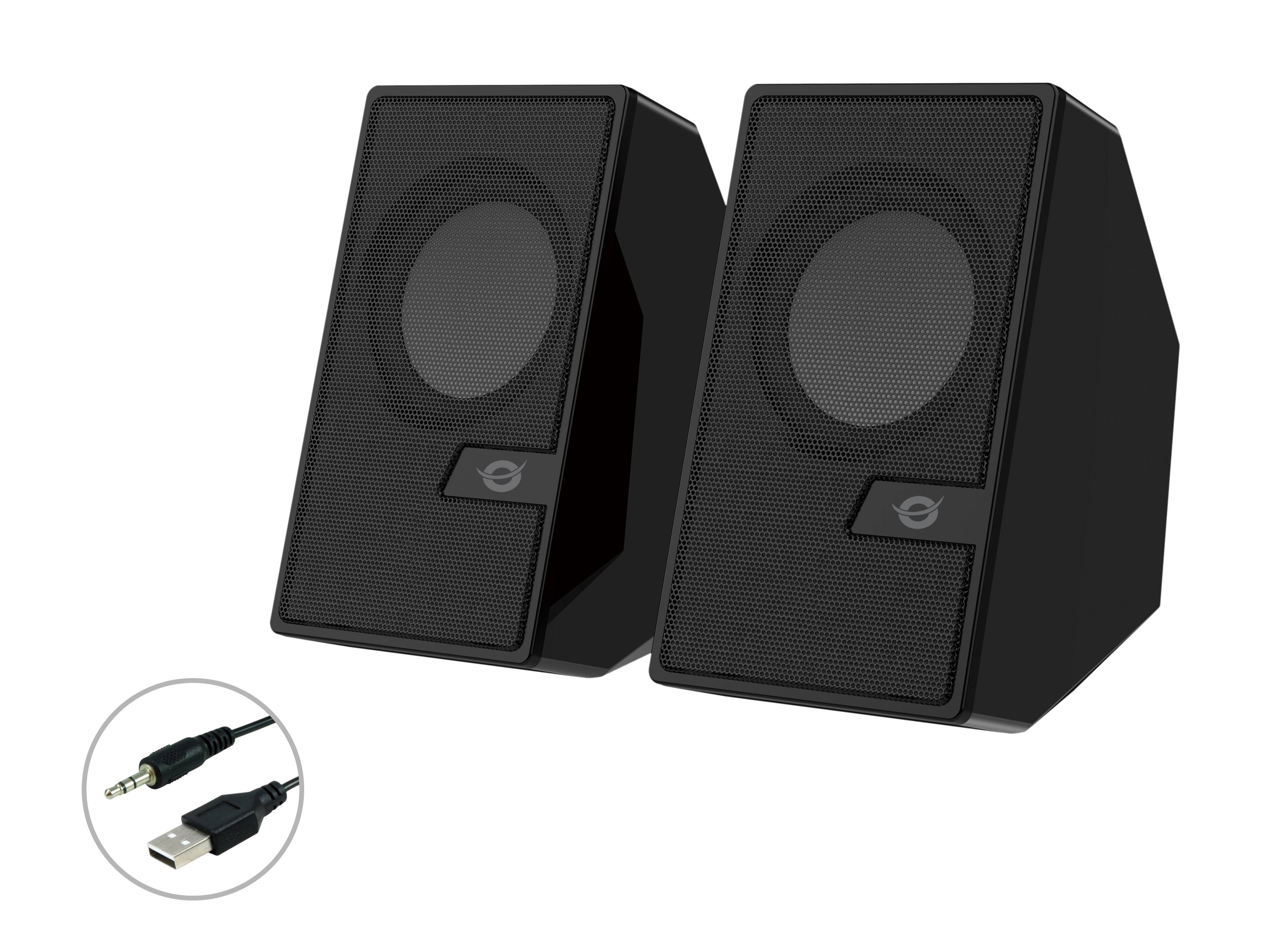 Conceptronic BJORN - Lautsprecher - für PC - kabellos - Bluetooth - 6 Watt (Gesamt)