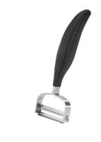 GEFU STRISCIA, Gemüse, Y-Schäler, Edelstahl, 18/10, Schwarz, Kunststoff