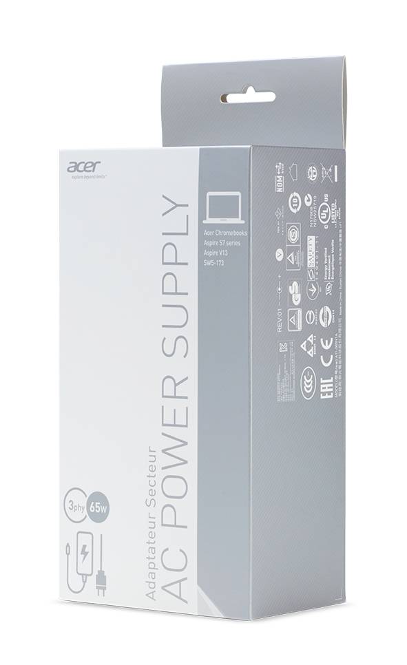 Acer - Netzteil - 65 Watt - Europa - für Aspire R 15 (65 Watt)