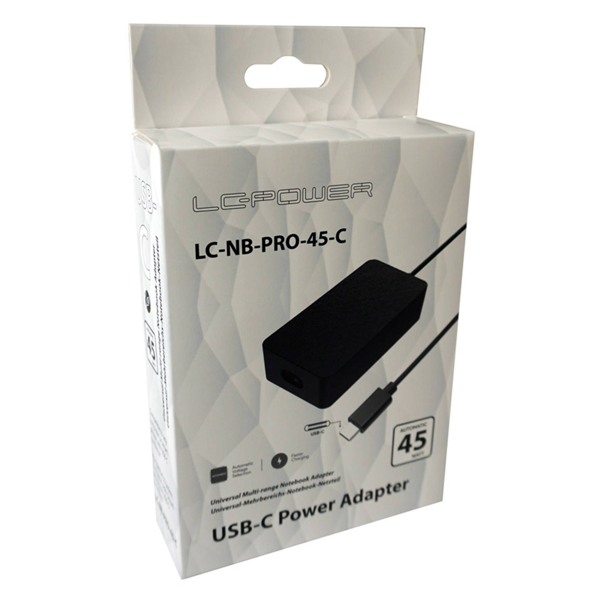 LC-POWER - LC Power LC-NB-PRO-45-C - Netzteil - Wechselstrom 110-240 V