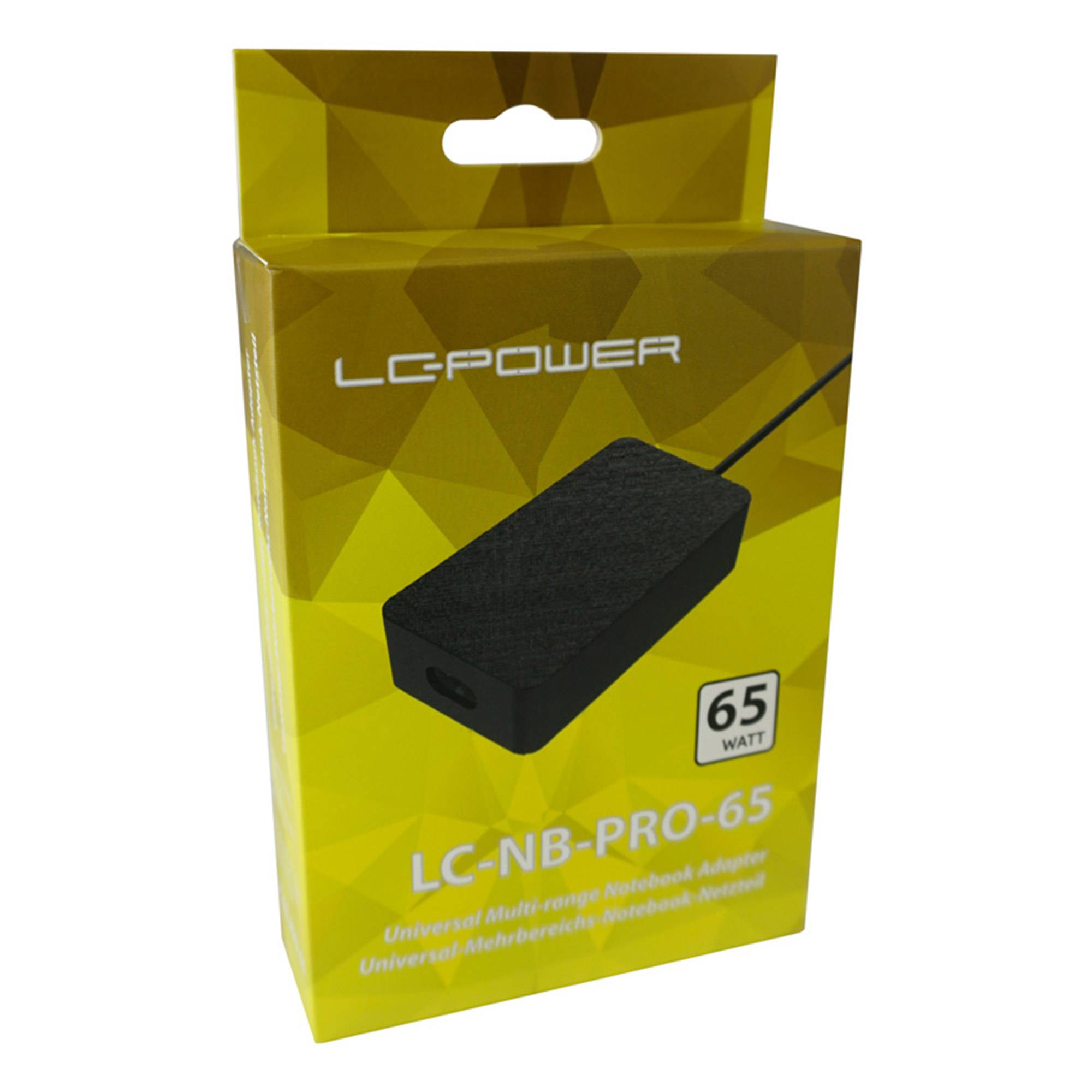 LC-Power LC-NB-PRO-65 - Netzteil - Wechselstrom 110-240 V
