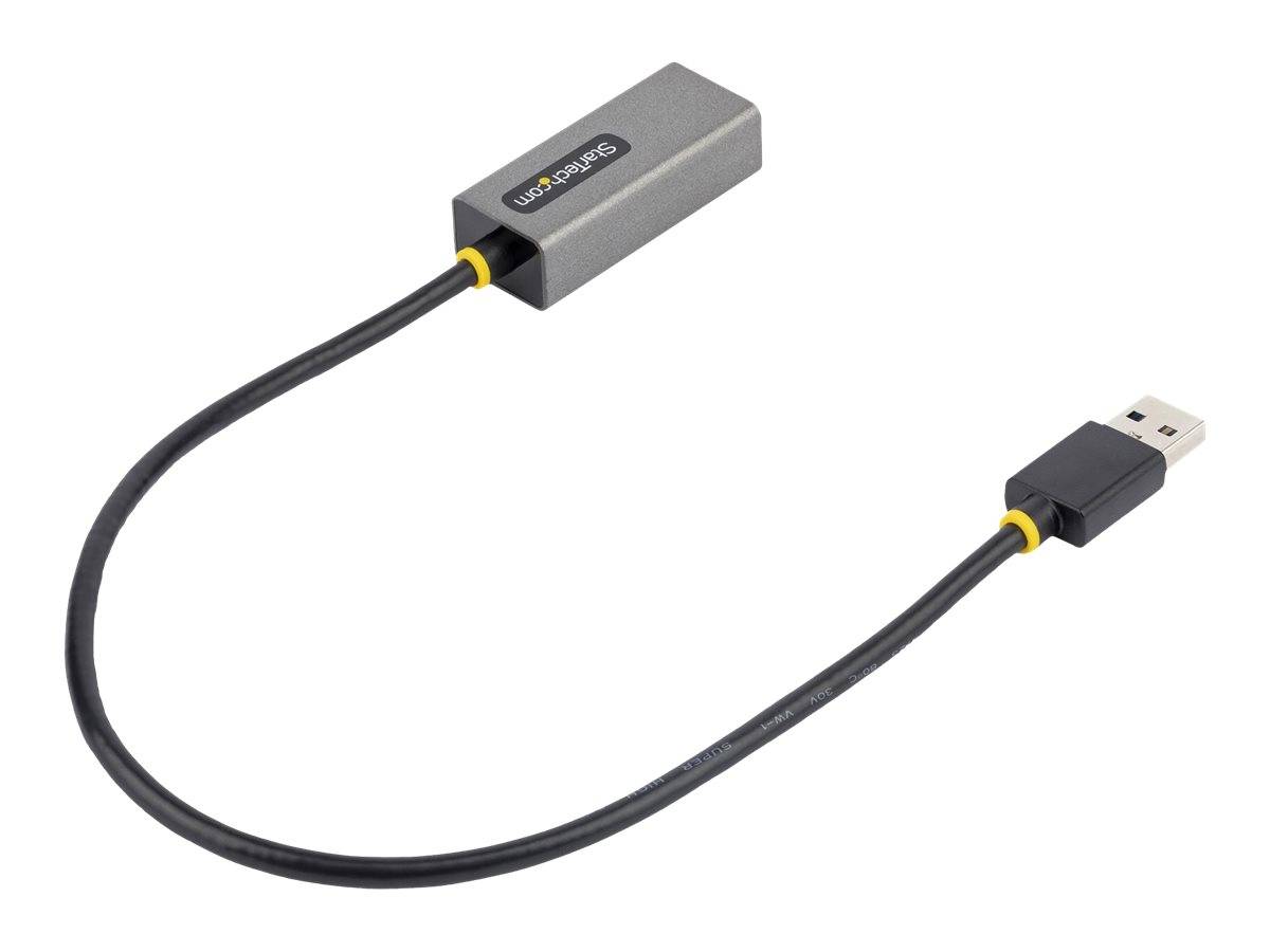 StarTech.com USB 3.0 Gigabit Ethernet Adapter, USB 3.0 zu 10/100/1000 Netzwerkadapter für Laptops, 30cm angeschlossenes Kabel, USB zu RJ45/LAN