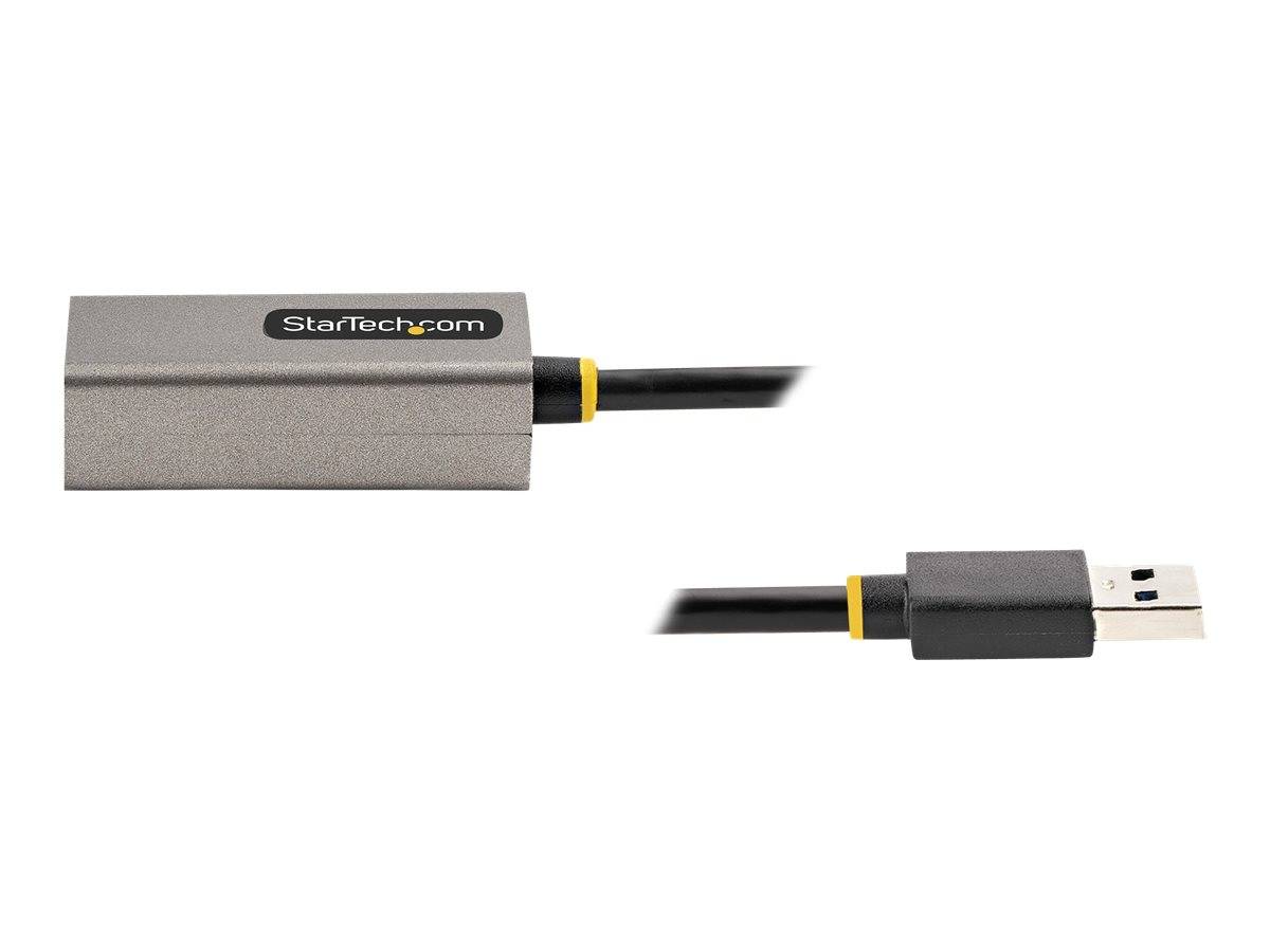 StarTech.com USB 3.0 Gigabit Ethernet Adapter, USB 3.0 zu 10/100/1000 Netzwerkadapter für Laptops, 30cm angeschlossenes Kabel, USB zu RJ45/LAN