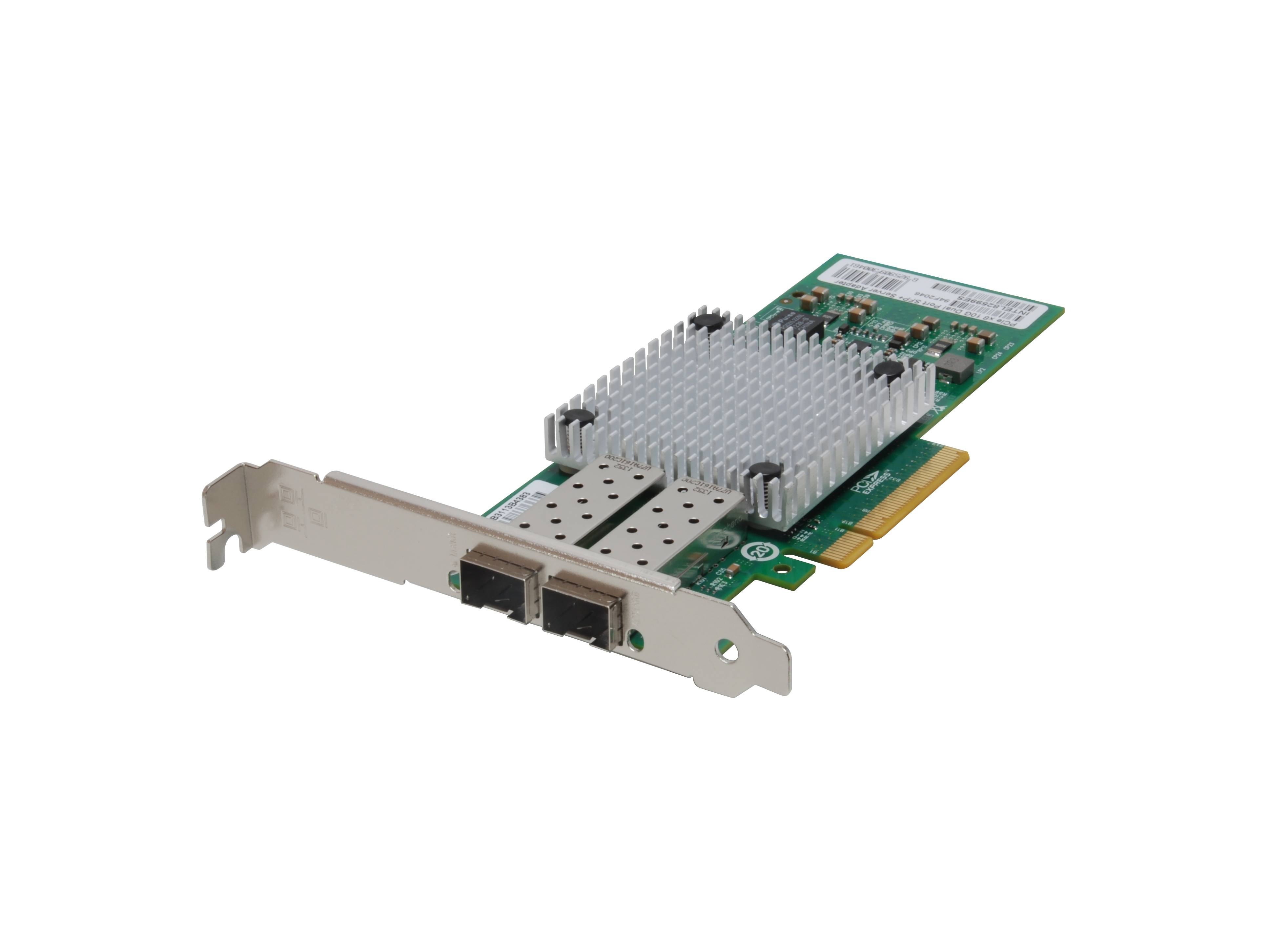 10 Gigabit SC Fibre PCIe Netzwerkkarte 8x 2xSFP