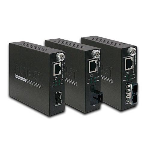 PLANET GST-805A - Medienkonverter - GigE - 10Base-T, 100Base-TX, 1000Base-T - RJ-45 / SFP (mini-GBIC)