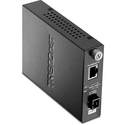 TRENDnet TFC 110S20D3I - Medienkonverter - 100Mb LAN - 10Base-T, 100Base-FX, 100Base-TX - SC Single-Modus / RJ-45 - bis