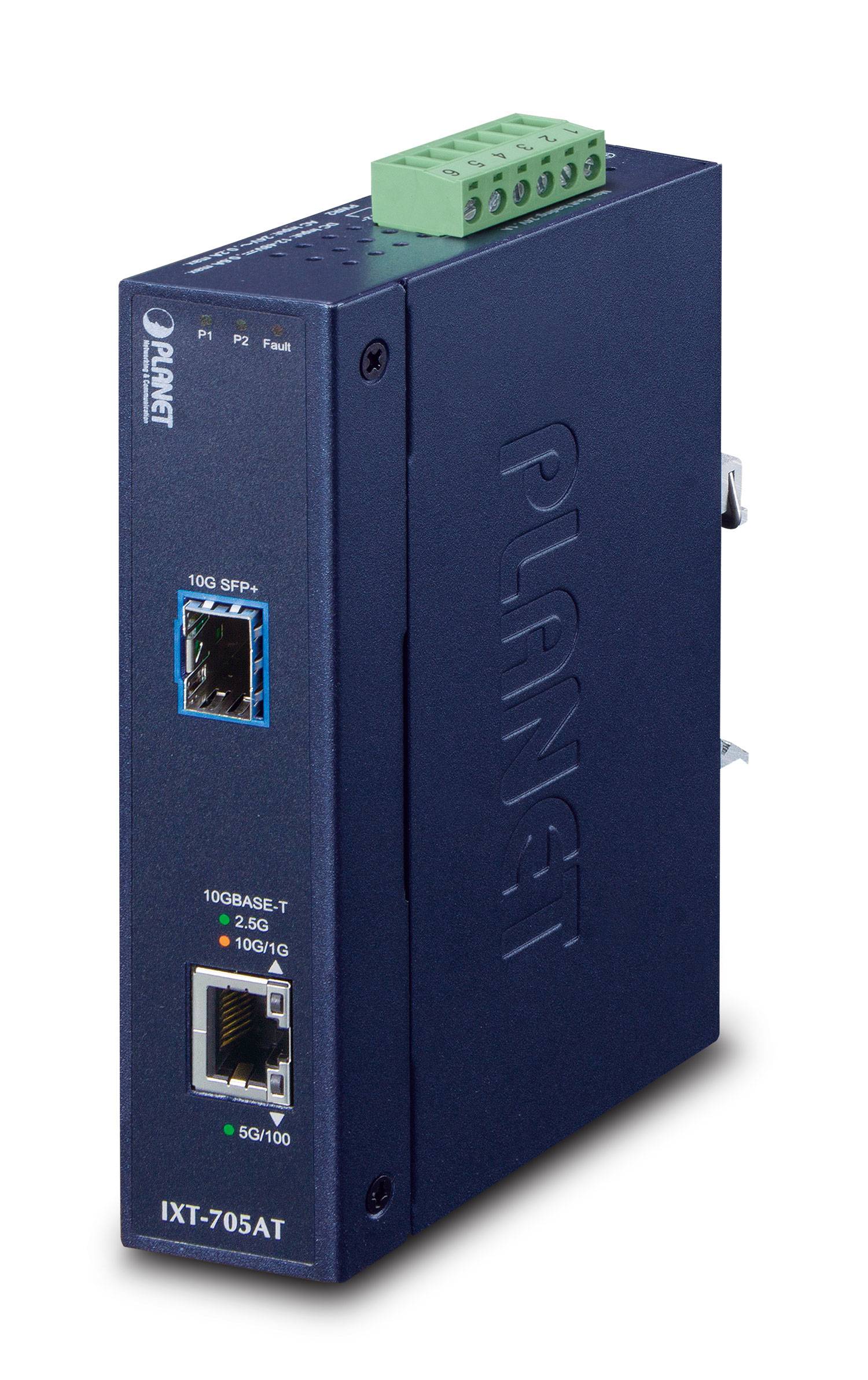 PLANET IXT-705AT, 20000 Mbit/s, IEEE 802.3ab,IEEE 802.3ae,IEEE 802.3an,IEEE 802.3bz,IEEE 802.3u,IEEE 802.3x, 100,1000,2500,5000,10000 Mbit/s, Voll