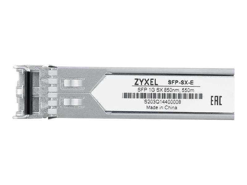 Zyxel SFP-SX-E - SFP (Mini-GBIC)-Transceiver-Modul - 1GbE - 1000Base-SX - LC Multi-Mode - bis zu 550 m - 850 nm (Packung