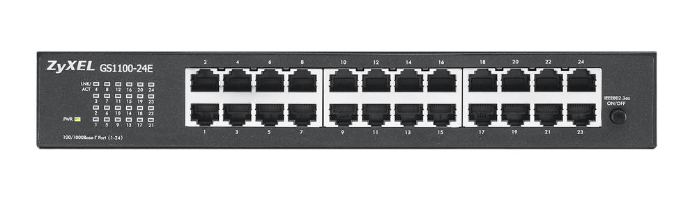 Zyxel GS1100-24E, Rack-Einbau