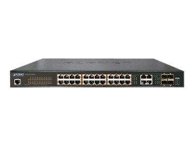 PLANET GS-4210-24P4C - Switch - managed - 24 x 10/100/1000 (PoE+)