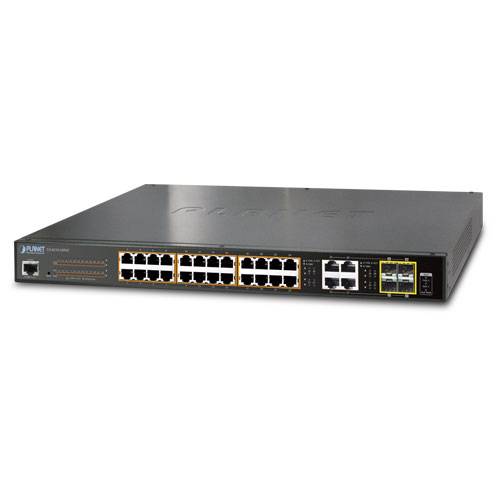 PLANET GS-4210-24P4C - Switch - managed - 24 x 10/100/1000 (PoE+)