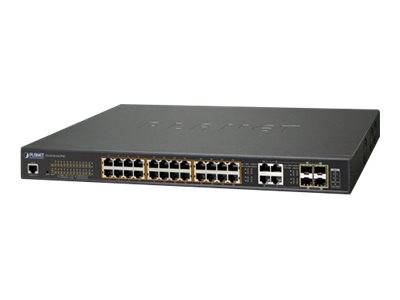 PLANET GS-4210-24UP4C - Switch - managed - 24 x 10/100/1000 (UPOE)