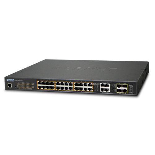 PLANET GS-4210-24UP4C - Switch - managed - 24 x 10/100/1000 (UPOE)