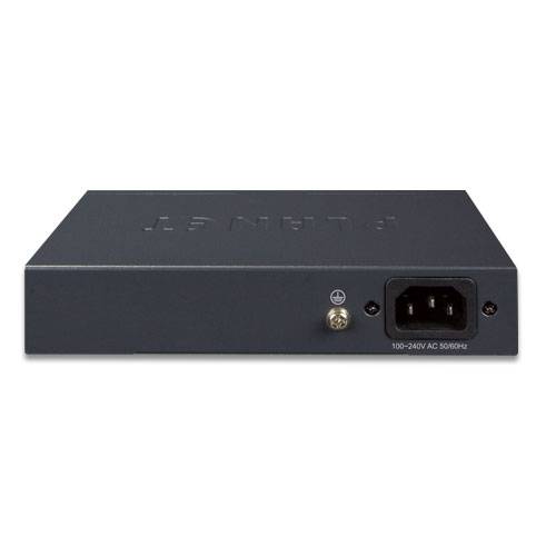 PLANET FSD-604HP, Unmanaged, Fast Ethernet (10/100), Vollduplex, Power over Ethernet (PoE)