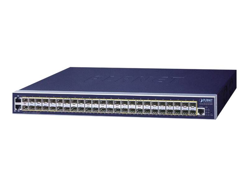 PLANET GS-6320-46S2C4XR - Switch - L3 - managed - 46 x Gigabit SFP + 4 x 1 Gigabit/10 Gigabit SFP+ (Uplink)