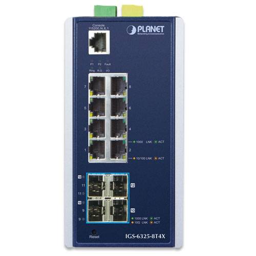 PLANET IGS-6325-8T4X - Switch - L3 - managed