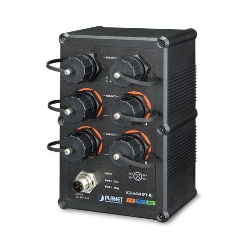 PLANET IGS-604HPT-RJ - Switch - L3 - managed - 4 x 10/100/1000 (PoE)