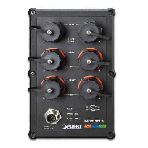 PLANET IGS-604HPT-RJ - Switch - L3 - managed - 4 x 10/100/1000 (PoE)