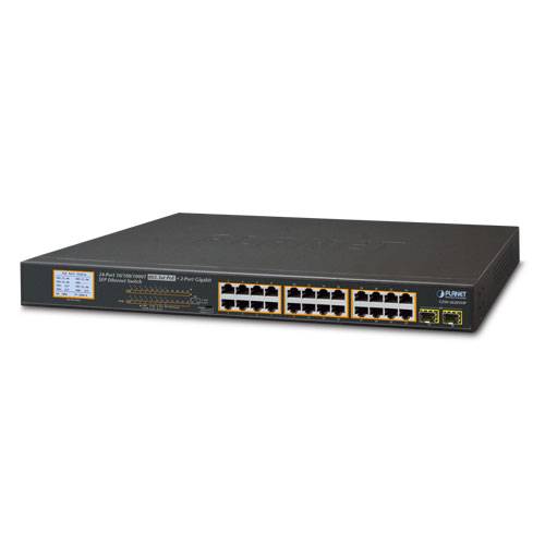 PLANET GSW-2620VHP - Switch - 24 x 10/100/1000 (PoE+)