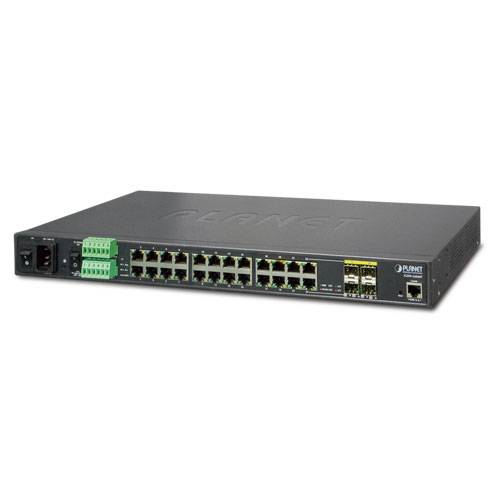 PLANET IGSW-24040T - Switch - L2+ - managed - 24 x 10/100/1000 + 4 x Shared Gigabit SFP