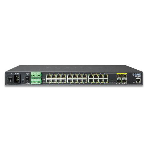 PLANET IGSW-24040T - Switch - L2+ - managed - 24 x 10/100/1000 + 4 x Shared Gigabit SFP