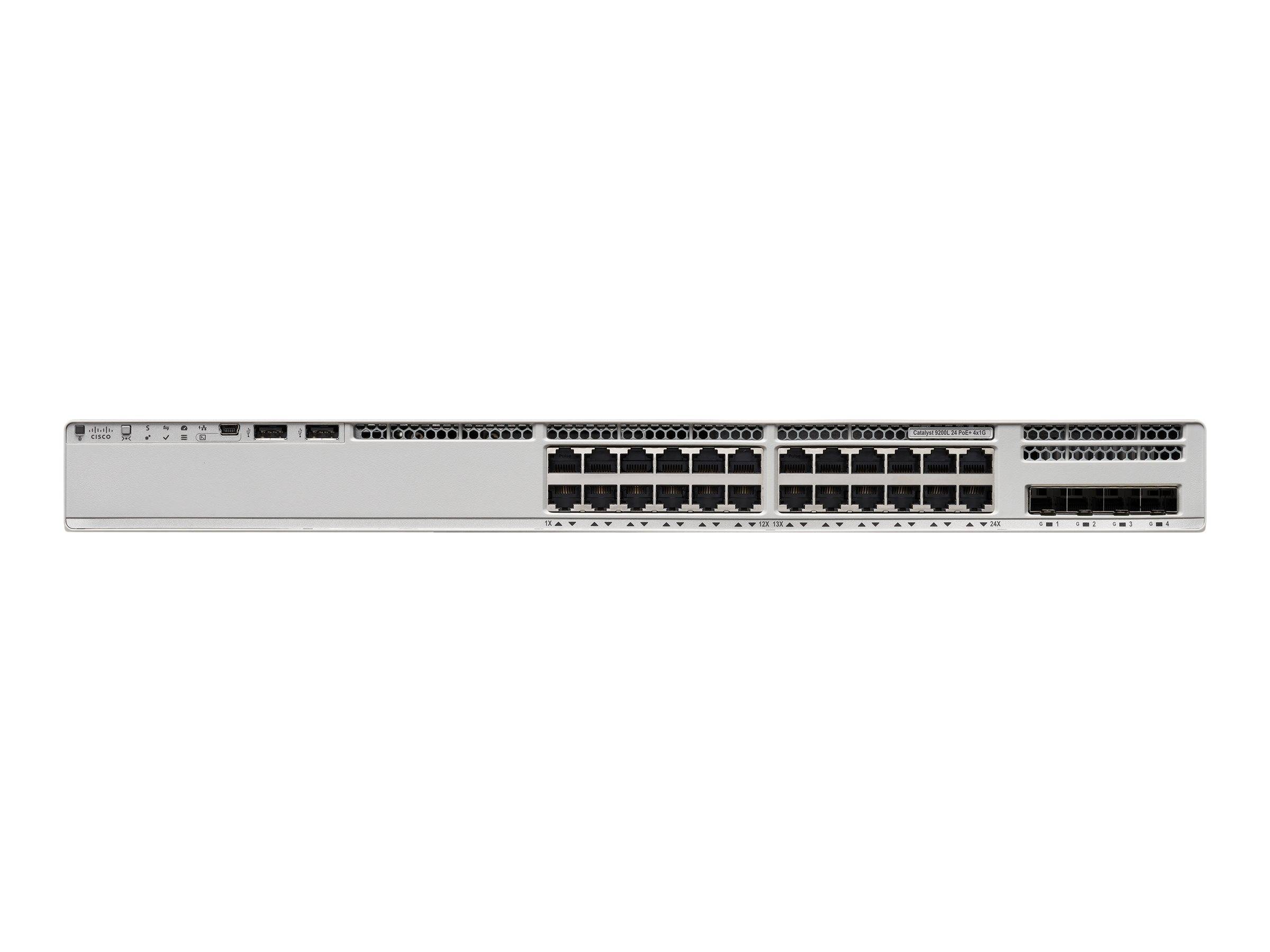 Cisco Catalyst 9200 - Network Advantage - Switch - L3 - managed - 8 x 100/1000/2.5G/5G/10GBase-T + 16 x 10/100/1000 (PoE+)