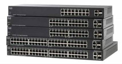 Cisco Small Business Smart SG200-50P - Switch - managed - 48 x 10/100/1000 + 2 x Kombi-Gigabit-SFP - Desktop, an Rack montierbar - PoE (180 W)
