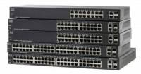 Cisco Small Business Smart SG200-50P - Switch - managed - 48 x 10/100/1000 + 2 x Kombi-Gigabit-SFP - Desktop, an Rack montierbar - PoE (180 W)