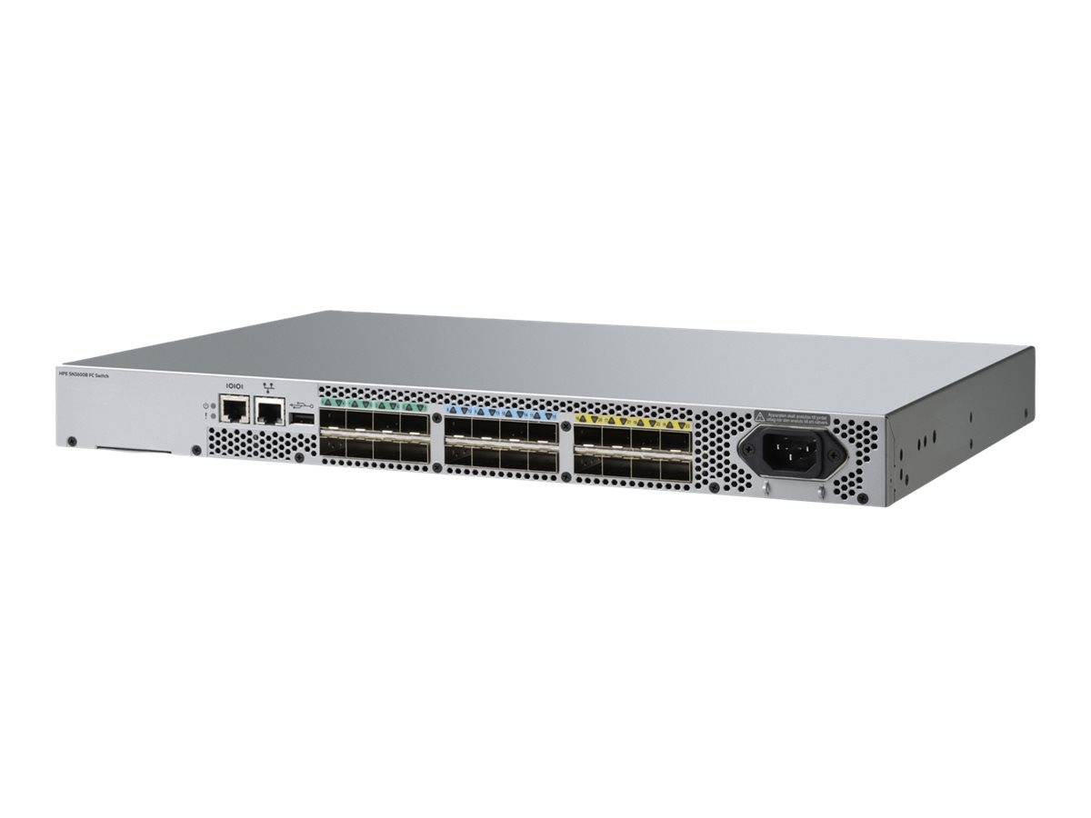 HPE SN3600B 32Gb 24/8 8-port 16Gb Short Wave SFP+ Fibre Channel Switch
