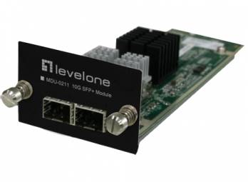 LevelOne MDU-0211 - Erweiterungsmodul - 10 Gigabit - SFP+ x 2