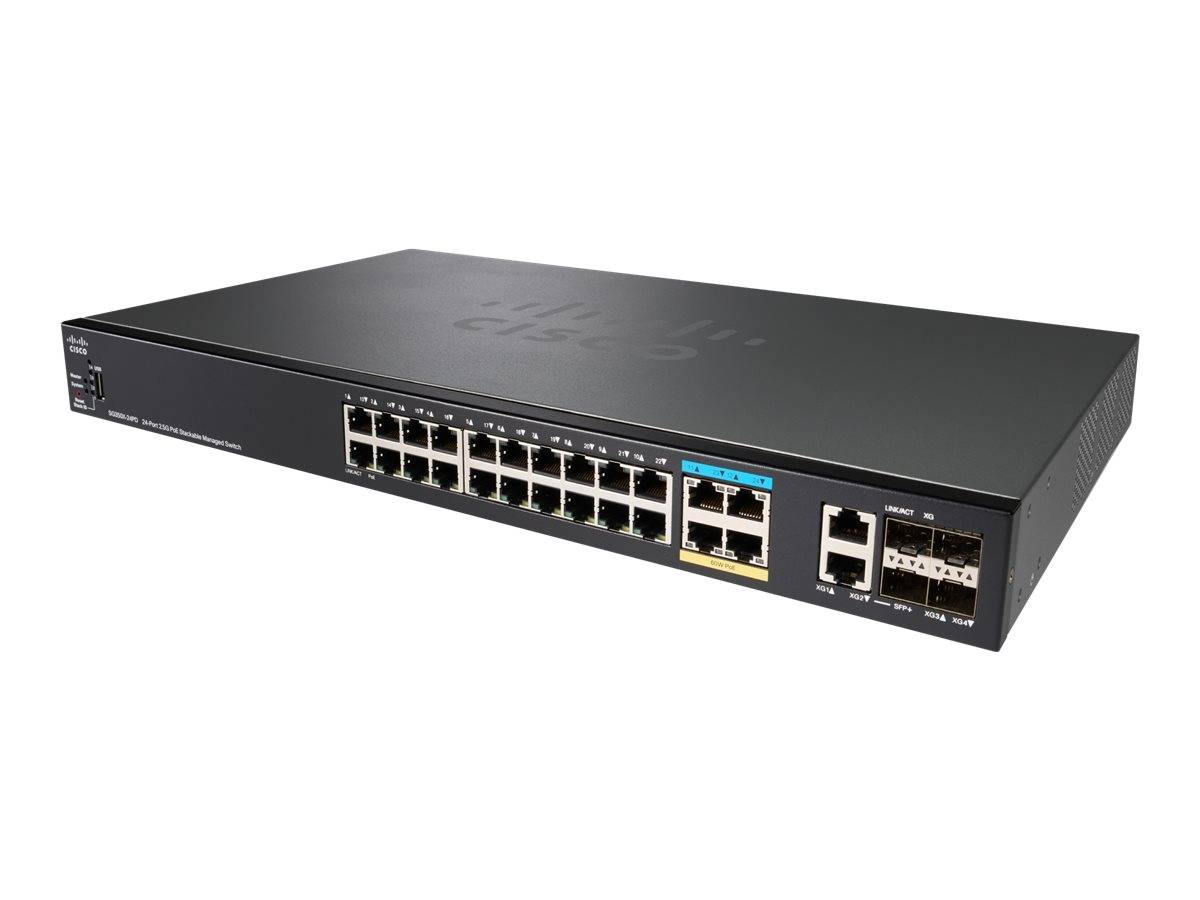 Cisco Small Business SG350X-24PD - Switch - managed - 20 x 10/100/1000 (PoE+)