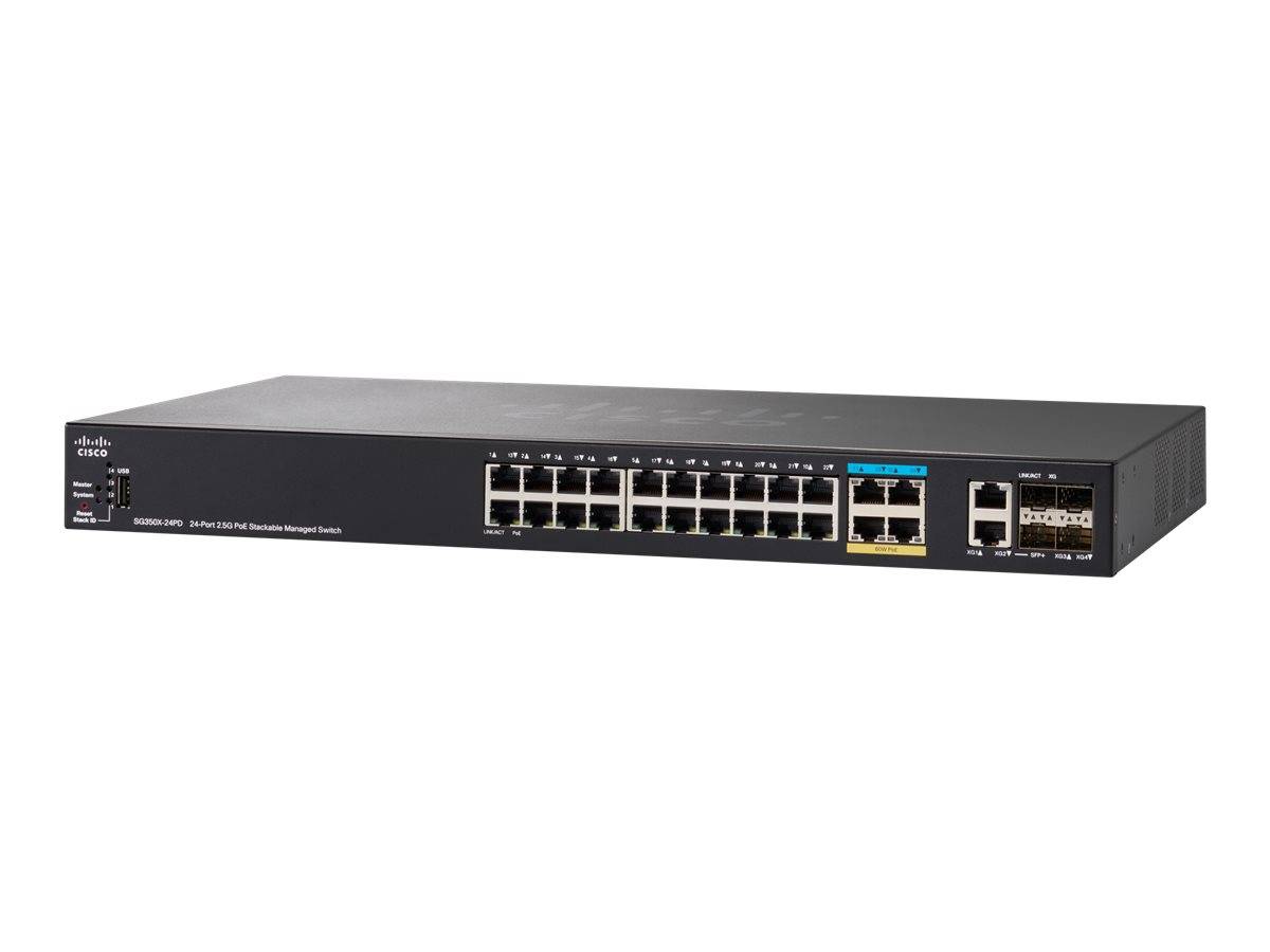 Cisco Small Business SG350X-24PD - Switch - managed - 20 x 10/100/1000 (PoE+)