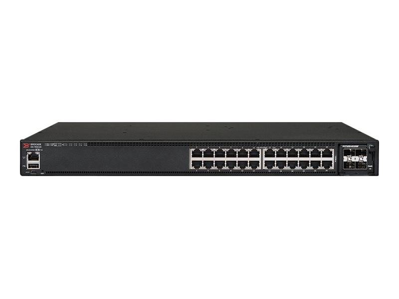 Ruckus ICX 7450-24 - Switch - L3 - managed - 24 x 10/100/1000 + 4 x 10 Gigabit SFP+ (Uplink)