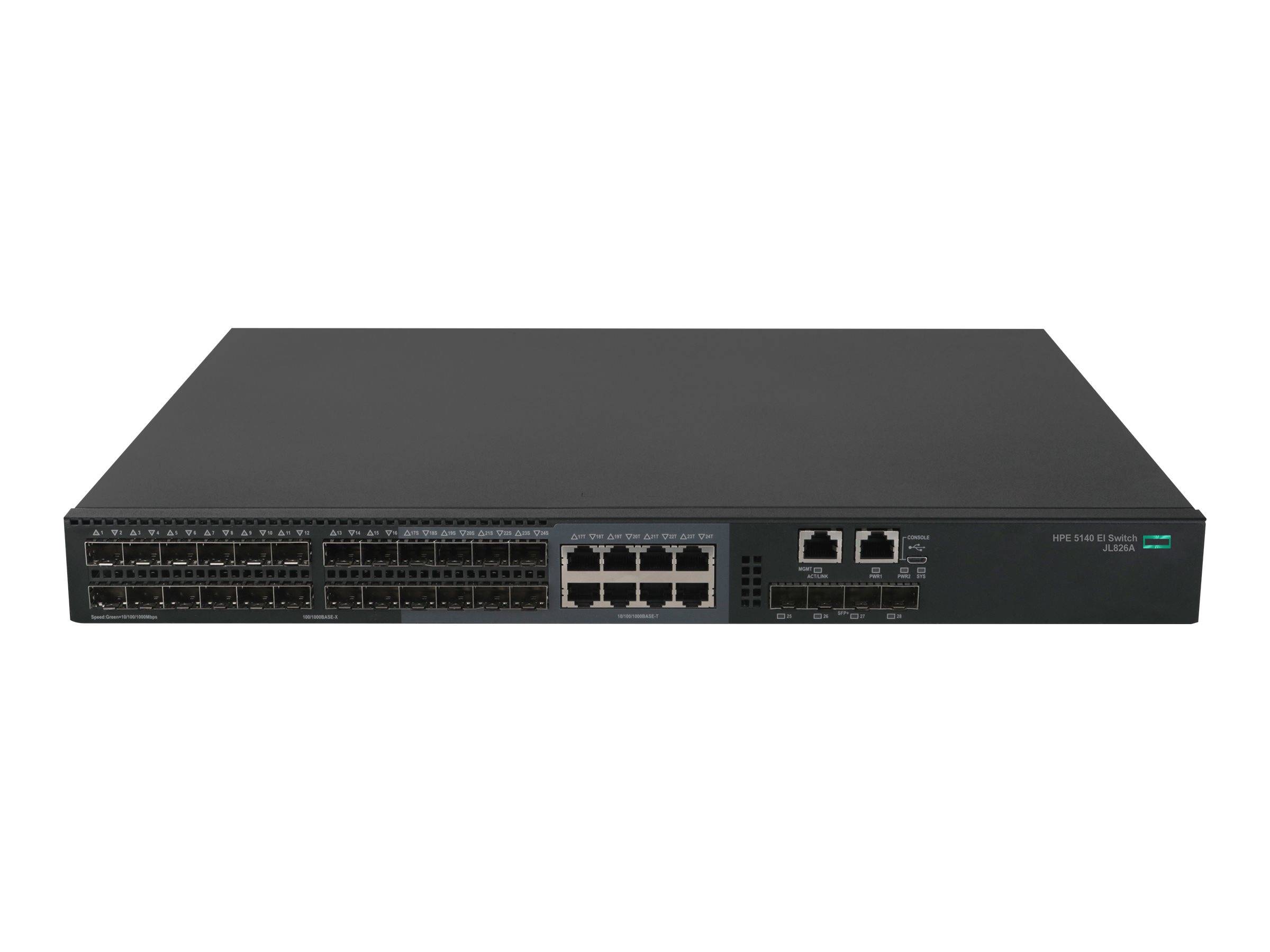 HPE FlexNetwork 5140 24G SFP w/8G Combo 4SFP+ EI