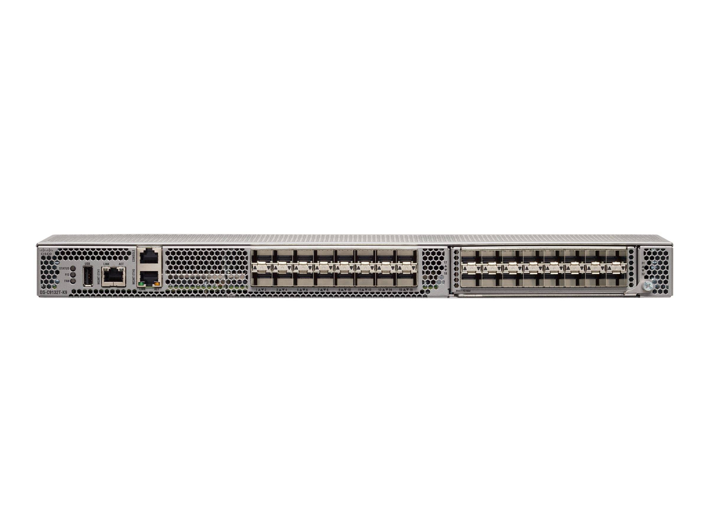 Cisco MDS 9132T - Switch - managed - 8 x 32Gb Fibre Channel SFP+