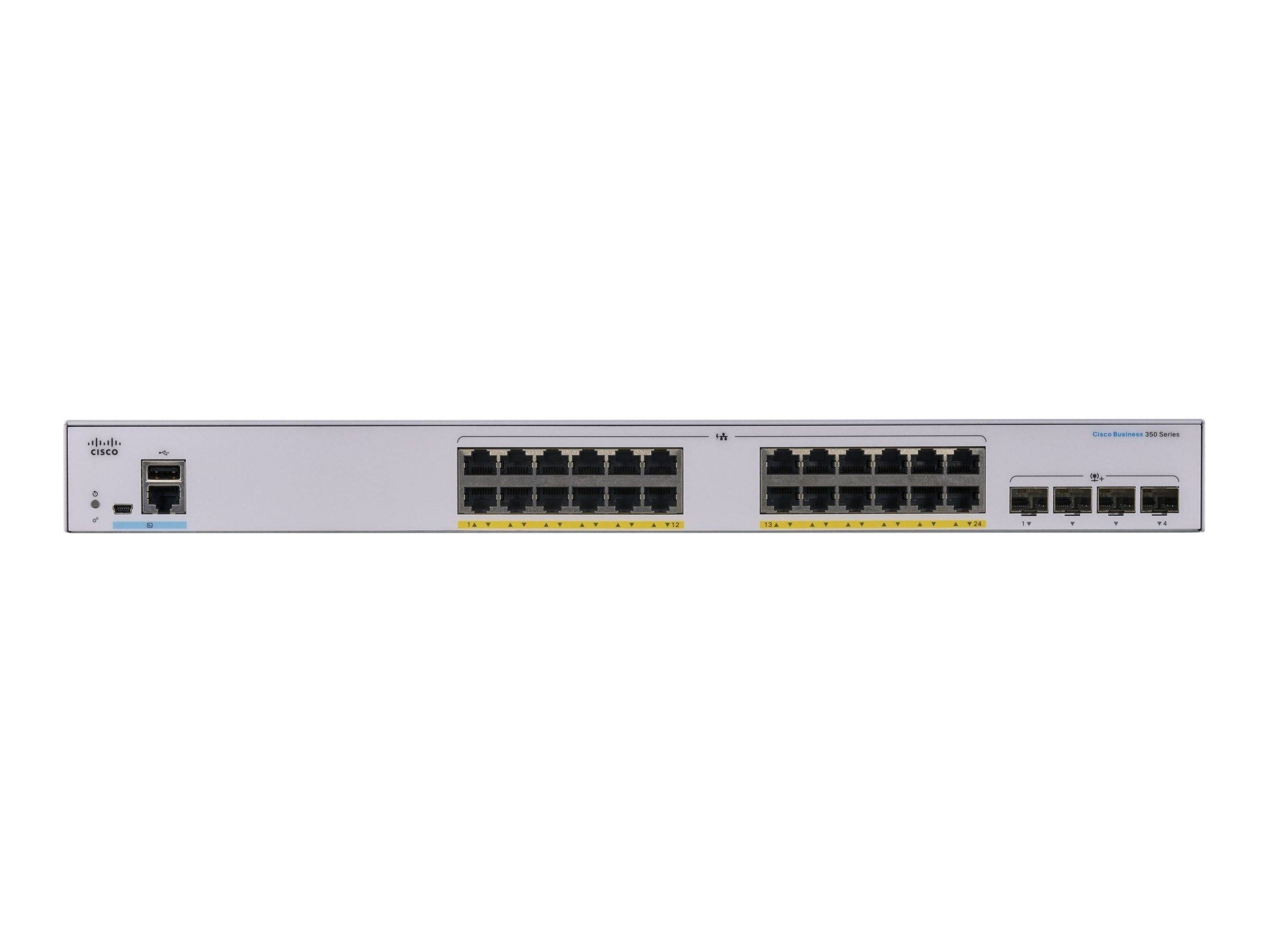 Cisco Business 350 Series 350-24FP-4X - Switch - L3 - managed - 24 x 10/100/1000 (PoE+)
