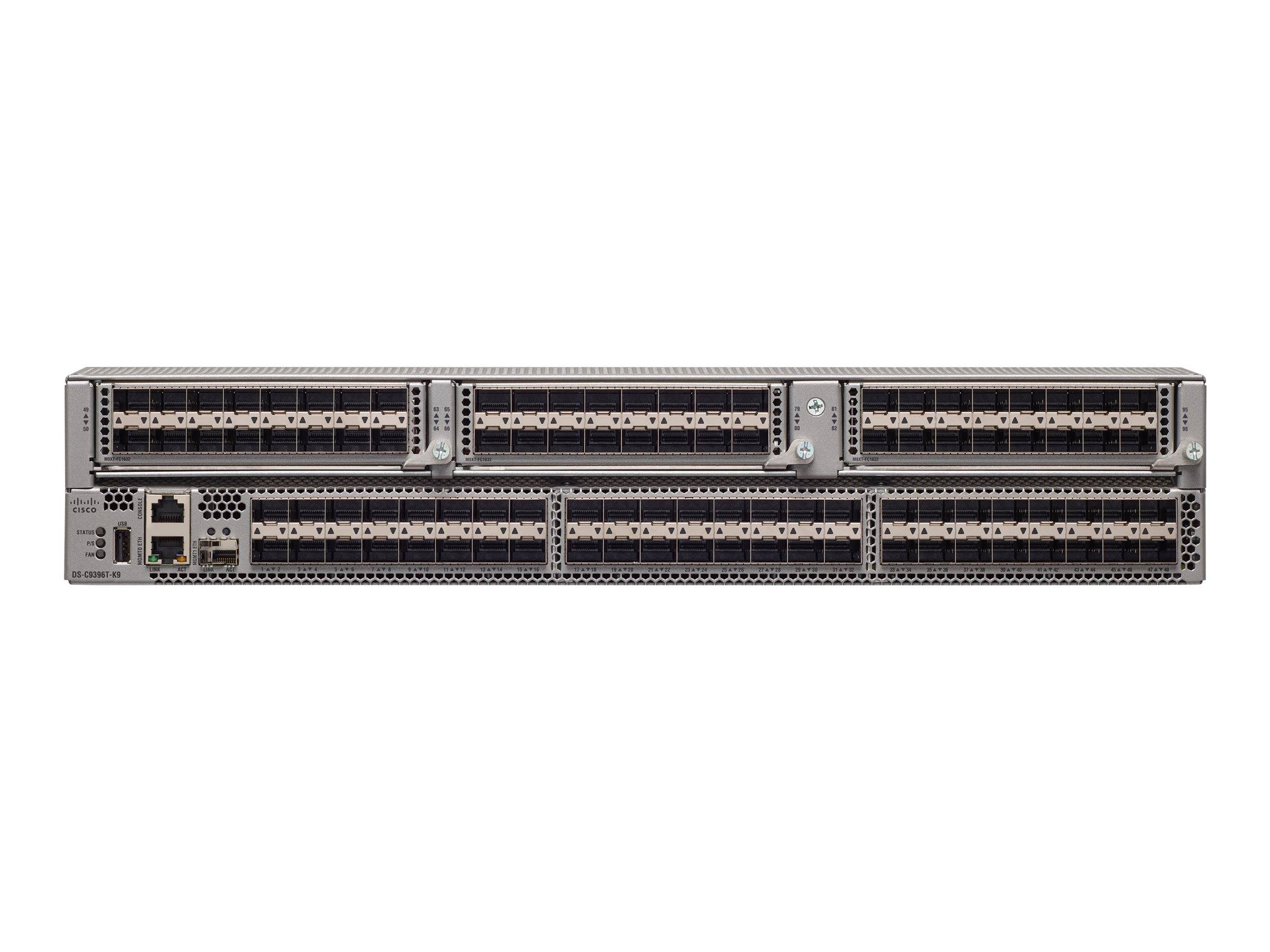 Cisco MDS 9396T - Switch - managed - 48 x 32Gb Fibre Channel SFP+