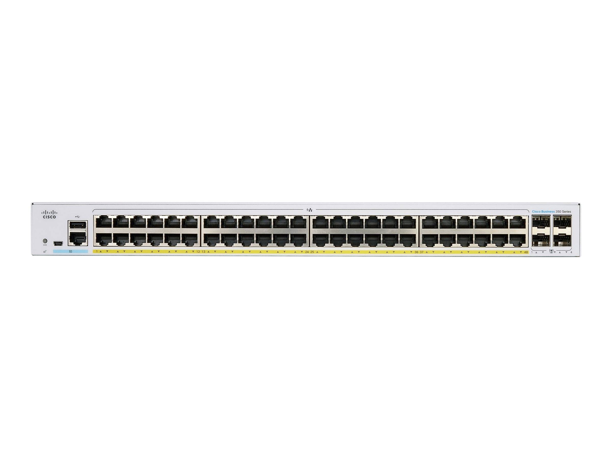 Cisco Business 350 Series 350-48FP-4X - Switch - L3 - managed - 48 x 10/100/1000 (PoE+)