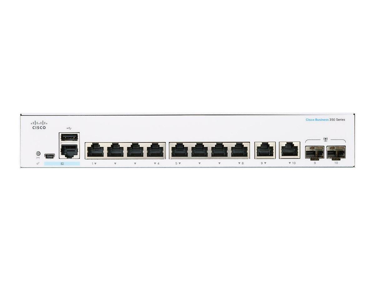 Cisco Business 350 Series 350-8FP-E-2G - Switch - L3 - managed - 8 x 10/100/1000 (PoE+)