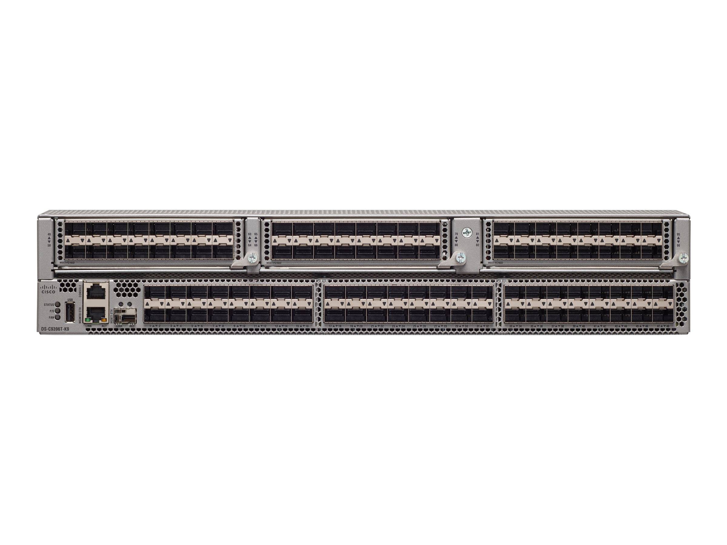 Cisco MDS 9396T - Switch - managed - 96 x 32Gb Fibre Channel SFP+