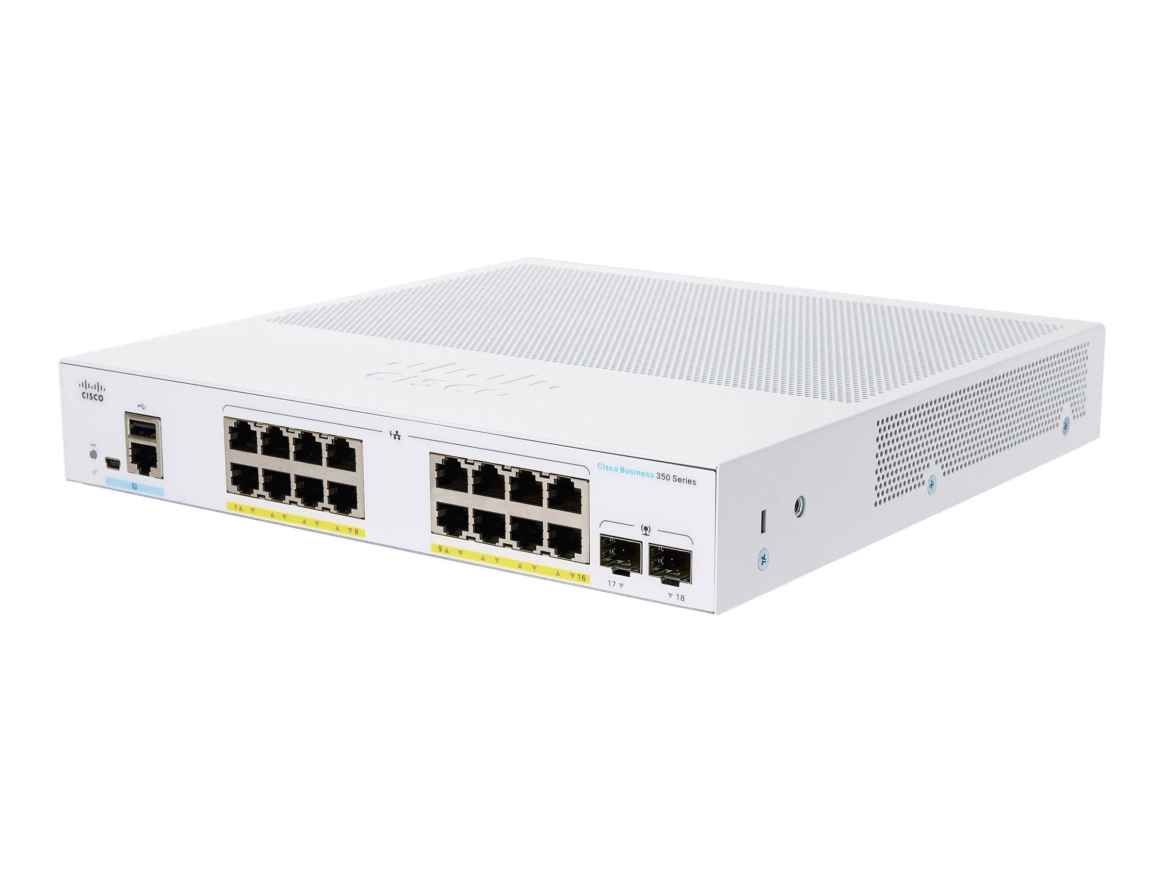 Cisco Business 350 Series 350-16P-2G - Switch - L3 - managed - 16 x 10/100/1000 (PoE+)