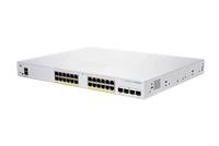 Cisco Business 250 Series CBS250-24FP-4X - Switch - L3 - Smart - 24 x 10/100/1000 (PoE+)