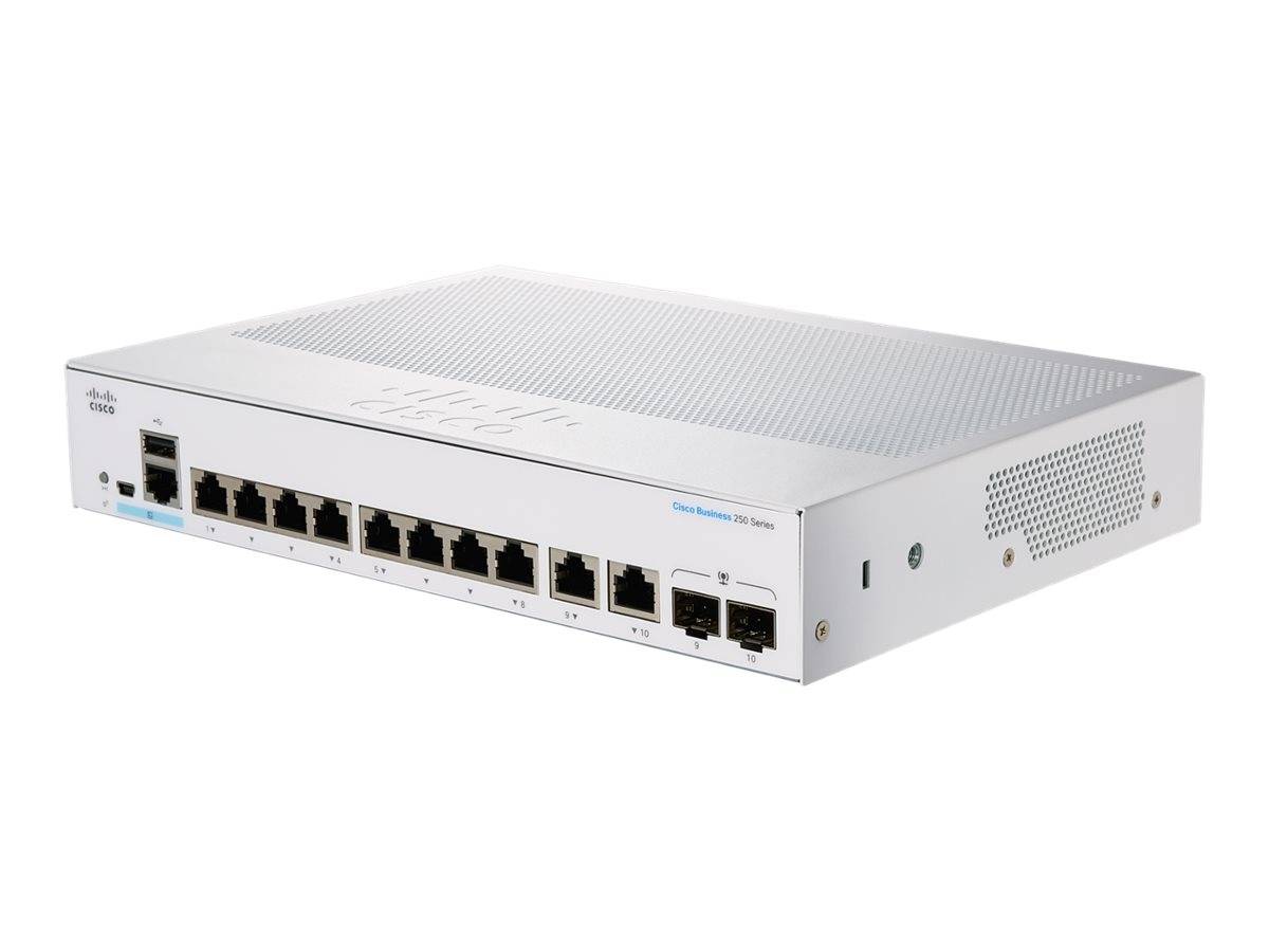Cisco Business 250 Series CBS250-8T-E-2G - Switch
