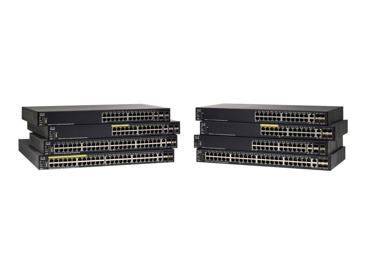 Cisco 550X Series SG550X-24P - Switch - L3 - managed - 24 x 10/100/1000 (PoE+)