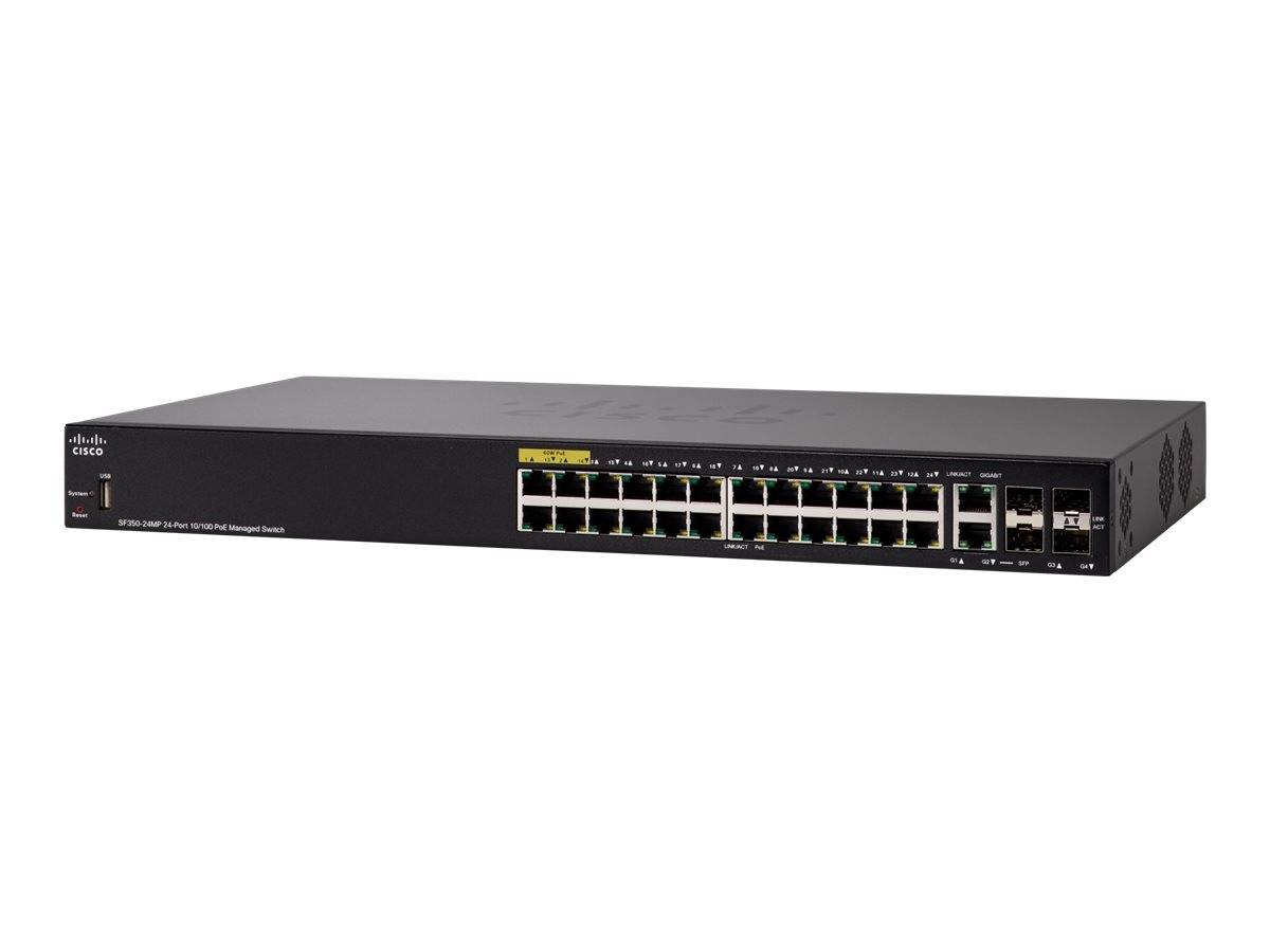Cisco Small Business SF350-24MP - Switch - L3 - managed - 24 x 10/100 (PoE+)