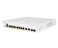 Cisco Business 350 Series 350-8FP-2G - Switch - L3 - managed - 8 x 10/100/1000 (PoE+)