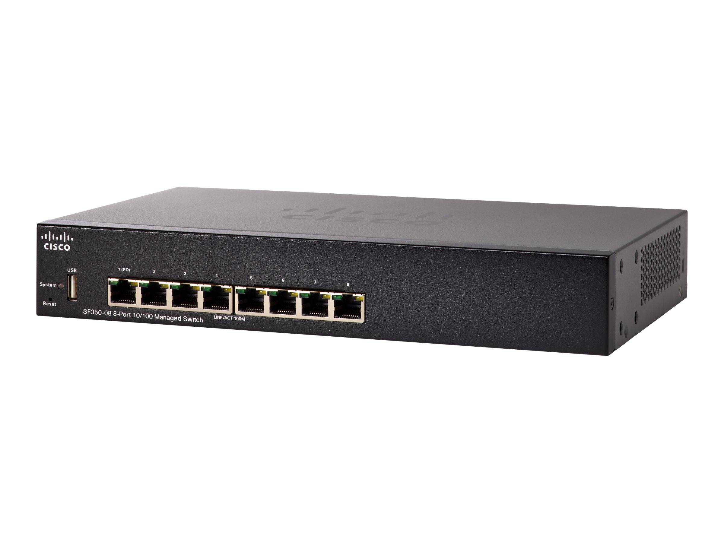 Cisco Small Business SF350-08 - Switch - L3 - managed